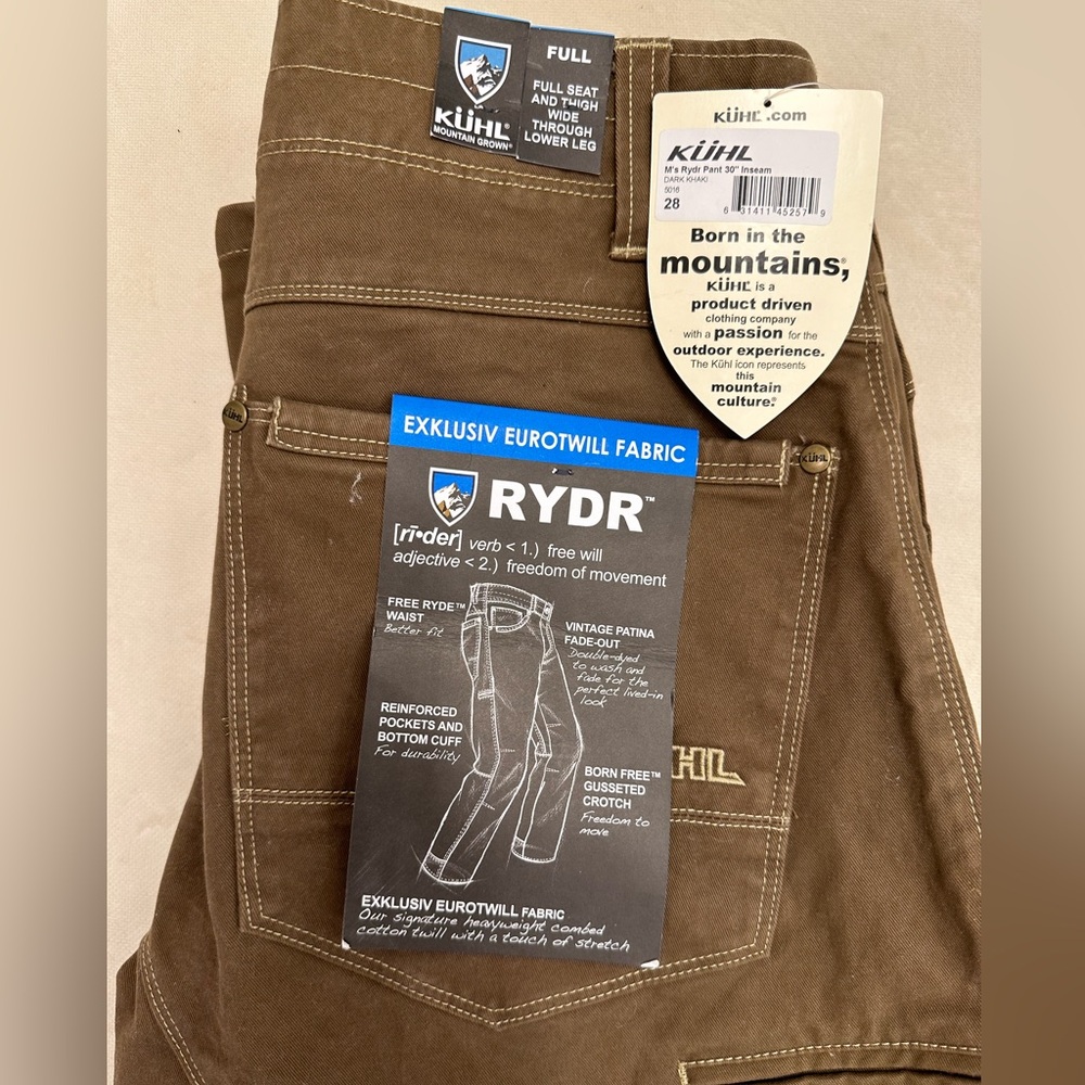Kuhl 28x30 RYDR Pants